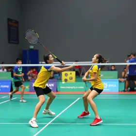 Atletas de Badminton