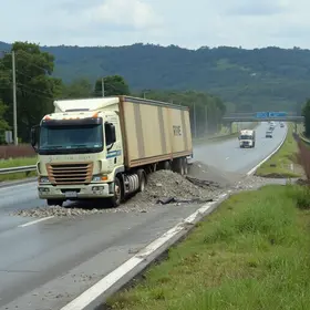 caminhão tomba Itapetininga
