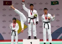 Atletas de Itapetininga da ASIAM BUDO Taekwondo