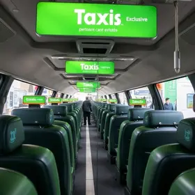 área exclusiva para embarque e desembarque