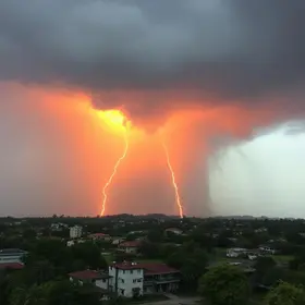 alerta amarelo de tempestade