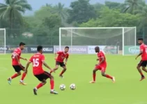 amistoso de futebol