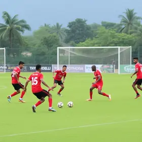 amistoso de futebol