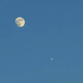 conjunção entre Lua e planetas