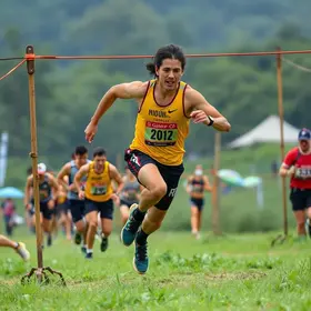 atletas de Itapetininga corrida com obstáculos