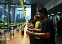 competição de garçons