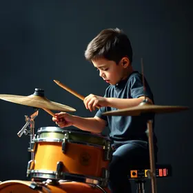baterista prodígio de Itapetininga
