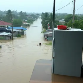 cheia em Itapetininga