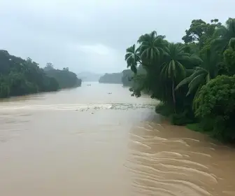 Rio Paranapanema em Piraju